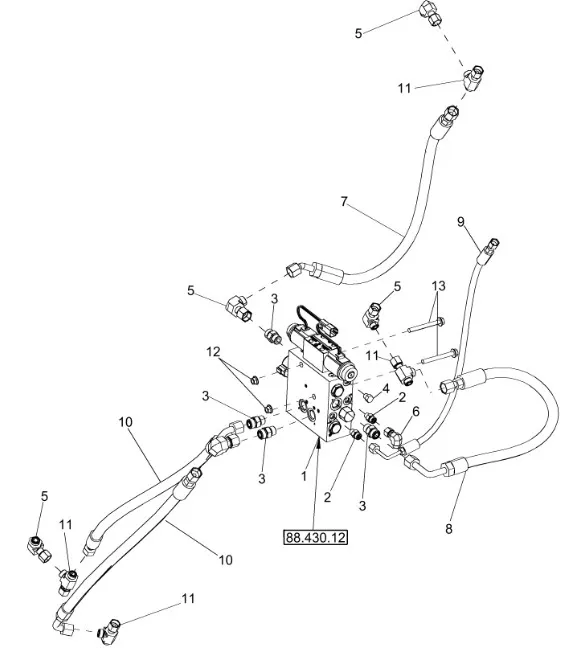 87694533 - Шланг гидравлический